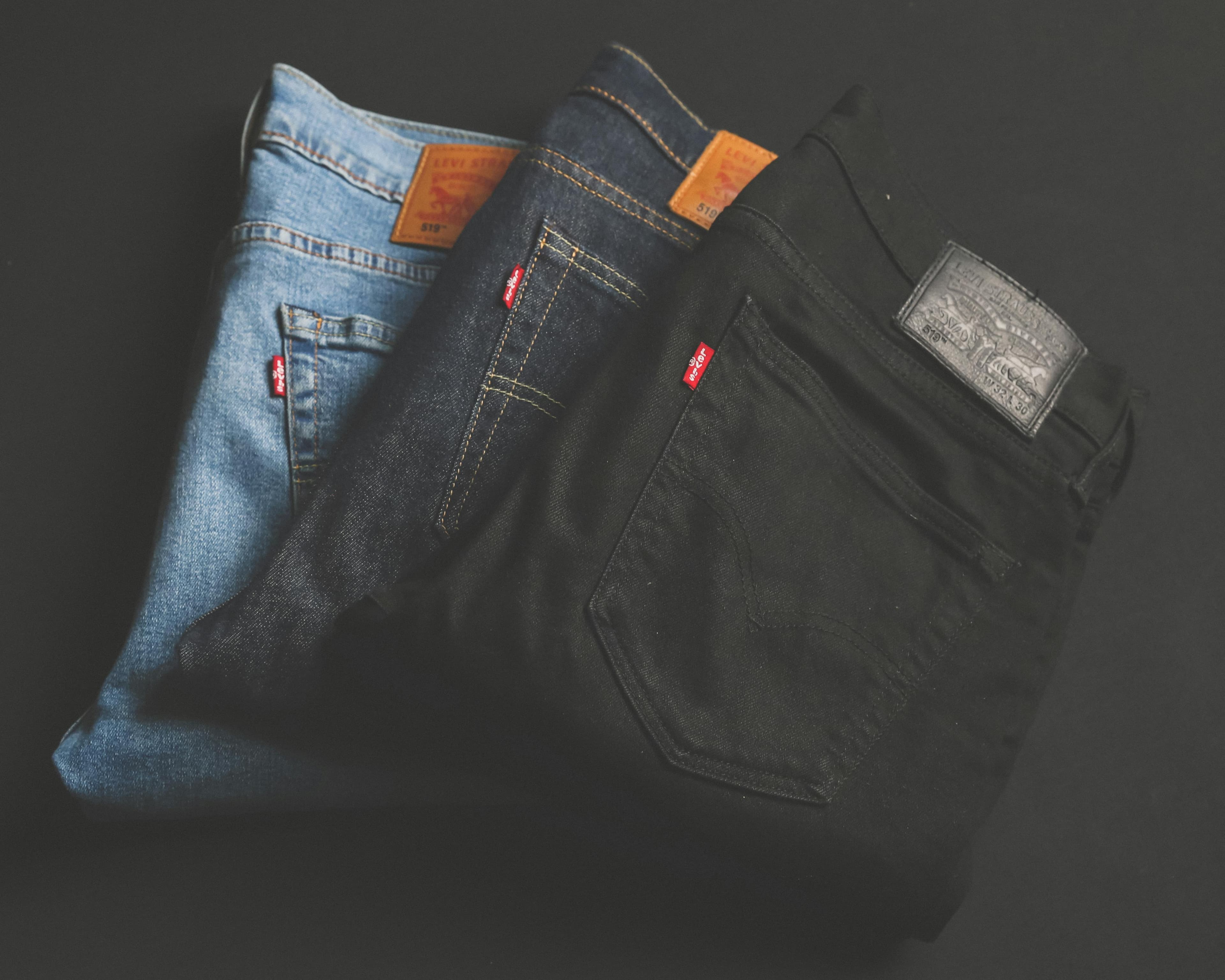Straight Cut Black Denim